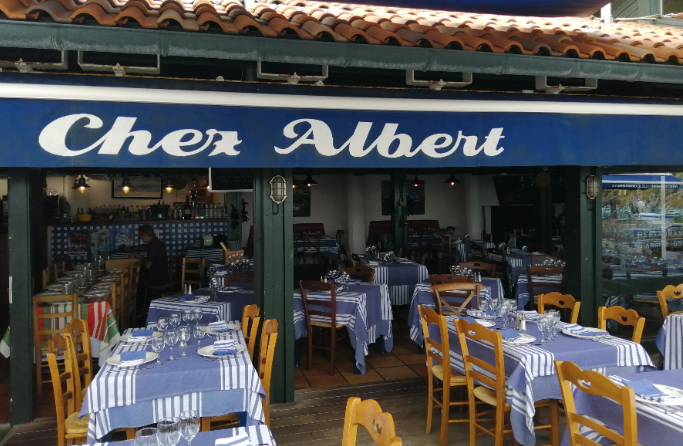 Chez Albert, restaurant de poissons du port de Biarritz