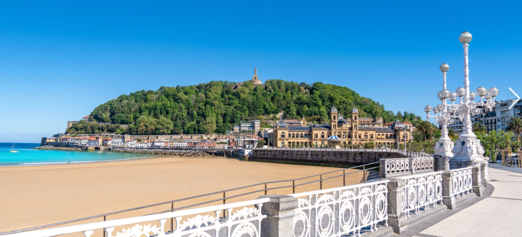 Playa de la Concha de San Sebastián, une des plus belles plages d'Europe